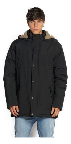 Campera Parka Corderito Bross