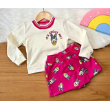 Conjunto Infantil Moletom Quentinho Margarida Blogueirinha