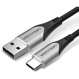 Vention - Cabo Usb Tipo C Carregamento Turbo 3a Reforçado 2m