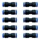 Conector Unión Recto 4mm (pack 10 Unidades)