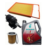 Kit De 3 Filtros Grand Siena 1.6 Etorq + Selenia 15w40 Semi