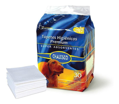 Tapete Higiênico Para Cães 30un  90x60  Premiun - Chalesco 