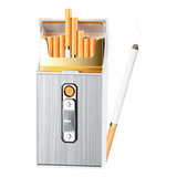 Cigarrera Con Encendedor Electrónico Usb Arco Plasma 2 Es 1