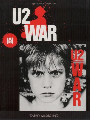 Libro U2 War - 8 Partituras Tablaturas Guitarra Bajo Bateria