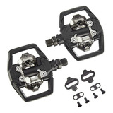 Pedal Bike Clip Shimano Me700 Plataforma Com Tacos Mtb