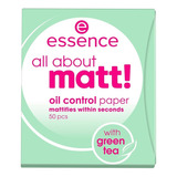 Essence Papeles Matificantes All About Matt Con Té Verde