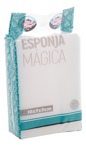 Esponja Lyor Esponja Magica De Melanina Branco 2 U Pacote X 2