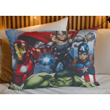 Fronha Infantil Capa De Travesseiro Avengers Vingadores