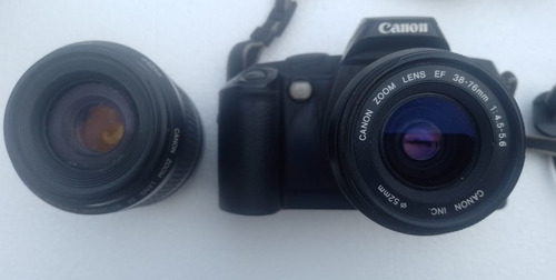 Canon Eos 5000 35mm + Dos Lentes + Filtro Y Estuche