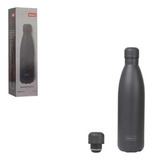 Garrafa Cantil Em Aço Inox Preto 500ml - Wellmix