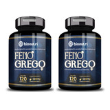 Kit 2x Feno Grego C/ Boro+vitaminas 120 Capsulas - Bionutri