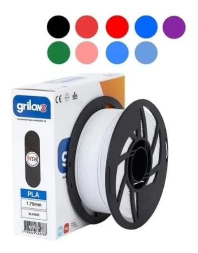 Filamentos Pla Grilon3 1kg 1.75mm Colores