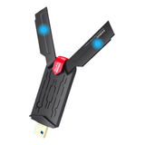 Adaptador Wi-fi 6 Usb 3.0 5g Dual Band 1800mbps Realtek + Nf