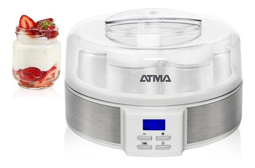 Atma Ym3010p Yogurtera 7 Porciones Timer Digital Blanca