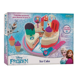 Frozen Ice Cake Torta Con Velita Luminosa Elsa Anna Ditoys