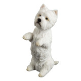 West Highland White Terrier Sentado Perrito Figurita Mi...