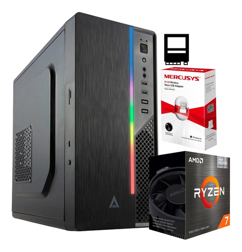 Pc Gamer Ryzen 7 5700g 8 Core Ram 32gb Ddr4 240gb Ssd Wi-fi