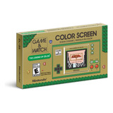 Nintendo Game & Watch The Legend Of Zelda Color Dorado Y Verde