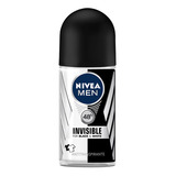 Antitranspirante Roll On Nivea Black & White 50 ml