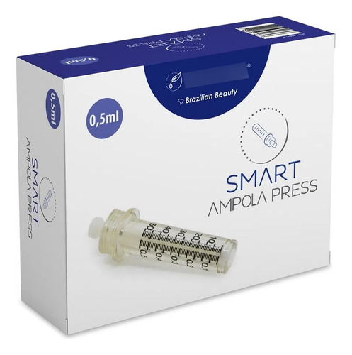 Ampola Descartável Caneta Pressurizada Smart 05,ml Cx/10un