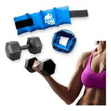 Kit Set Entrenamiento Par Mancuernas 3kg + Par Tobilleras 