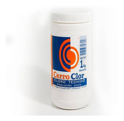 Cloro Granulado Cerroclor 60% Disolución Instantanea X 1 Kg