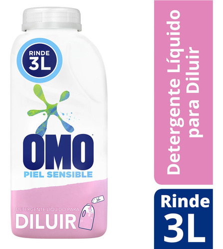 Detergente Líquido Omo Hipoalergénico Para Diluir 500 Ml