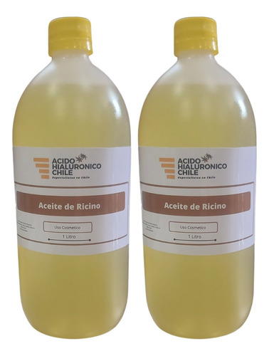 Pack 2 Aceite De Ricino 1 Litro + Regalo + Envío Gratis