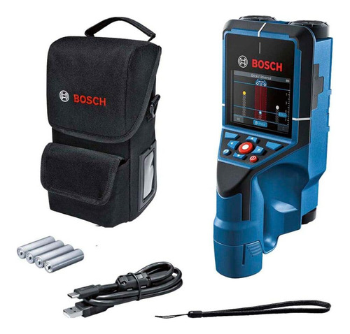 Detector Metais Pvc Digital Scanner C/ Bolsa Dtect200c Bosch Cor Azul