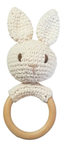 Sonajero Tejido Crochet - Conejo Oso Gato - Chocolette Bebe