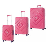 Set De Maletas Trigard American Tourister Rosa