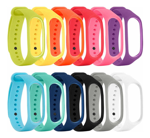 Pack X 3 Correa Para Reloj Xiaomi Mi Band 5 Mi Band 6 Smart