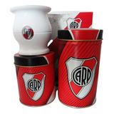 Set Matero River Plate Mate Yerbera Azucarera En Caja