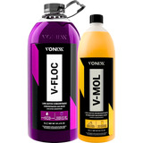 Shampoo V-floc 3l + Produto Pré Lavagem V-mol 1,5l Vonixx