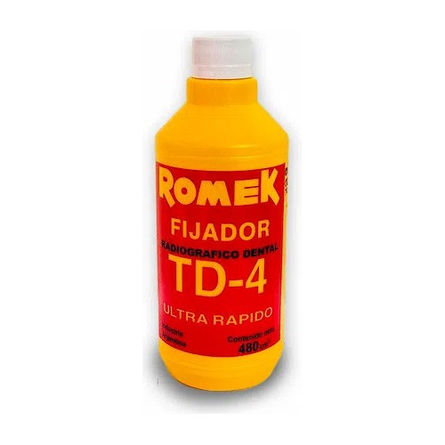 Fijador Rx Romek Td-4 Envase 480 Cc Odontologico