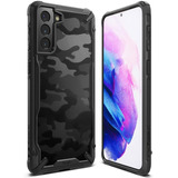 Funda Negra Para Galaxy S21 Plus 5g Diseno Camuflaje