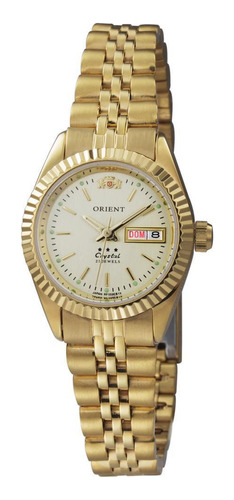 Relógio Orient Feminino Automatico Dourado 559eb1nh C1kx