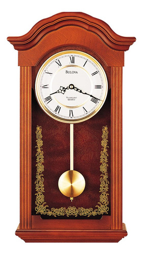 Reloj Bulova De Pared Pendulo Retro Vintage C3542 Clocks 