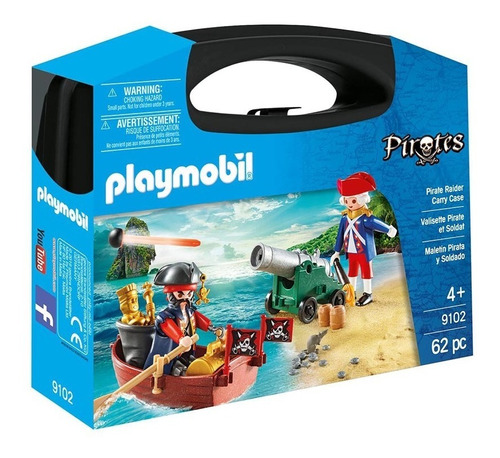 Playmobil 9102 Maletin Pirata Y Soldado 