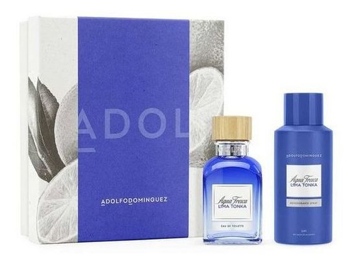 Perfume Agua Fresca Lima Tonka Edt 120ml + Deo A. Dominguez