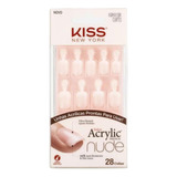 Unhas Acrílicas Salon Acrylic Quadro Curto Kiss Ny Kan01br