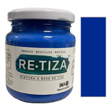 Azul Rey 250 Grs. Pintura Tiza Al Agua Decorativa