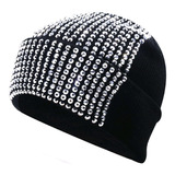 Rarityus Gorro Unisex Con Diamantes De Imitación Brillante.