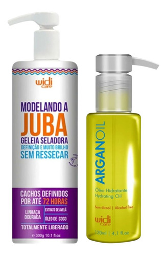 Kit Widi Care Geleia Juba 300ml + Óleo De Argan 120ml