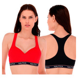 Brassier Bralette Sport Nautica Original 2 Piezas Premium