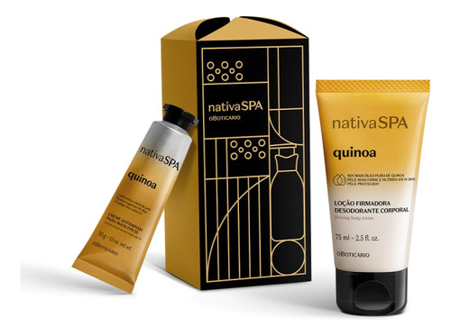 Kit Nativa Spa Quinoa Loção Corporal + Creme Para Mãos Boti