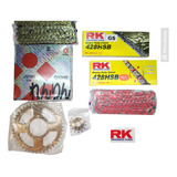 Kit Transmision Yamaha Ybr 125  Cadena Rk Japon El Rutero