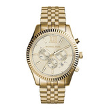 Reloj Michael Kors Lexington De Acero Inoxidable En Tono Dor