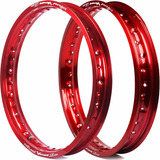 Par De Aros Street Viper Cg 125 1978 A 1988 - Vermelho