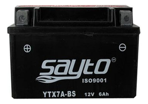 Bateria Ytx7a-bs 12v 6ah Con Acido Para Moto Ws150 Sayto